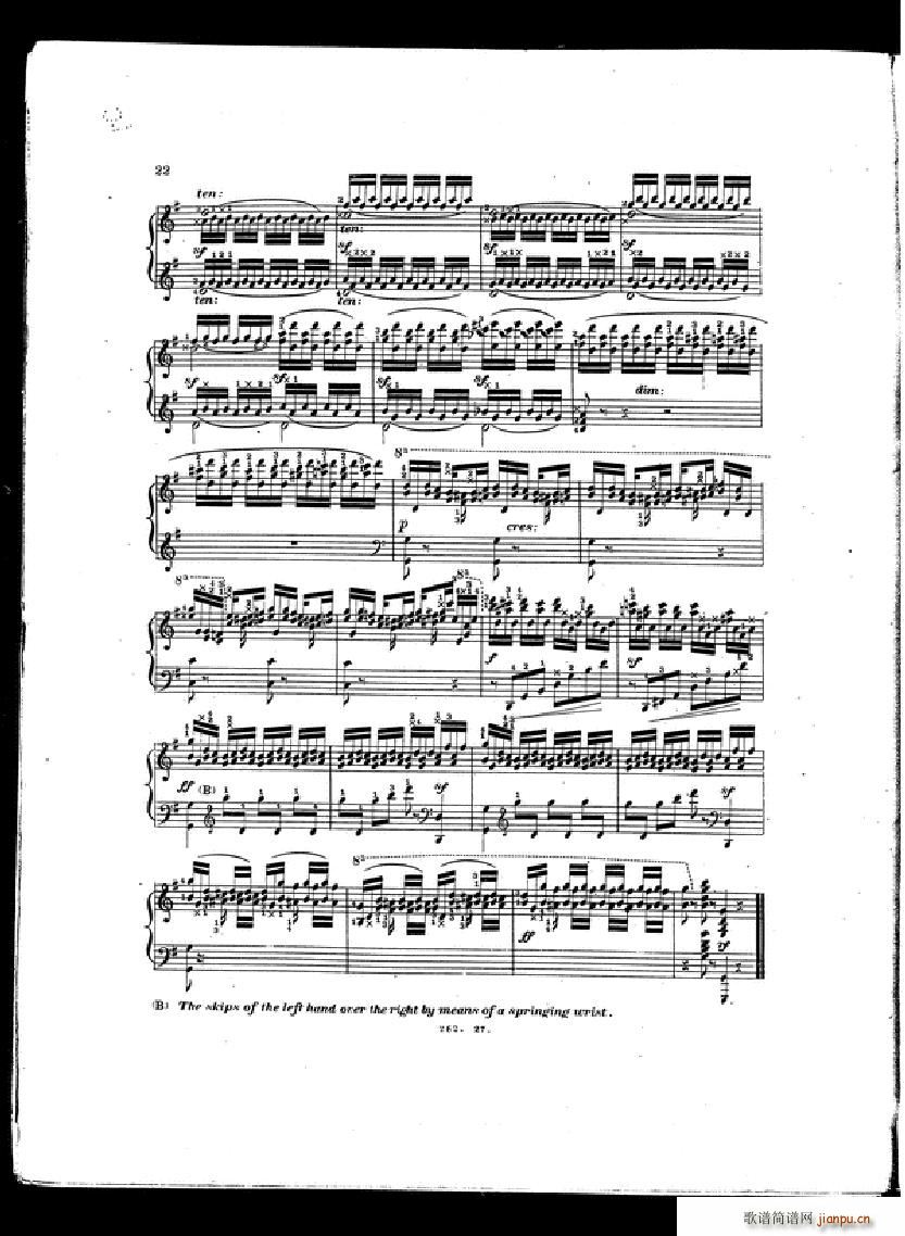 Czerny Etudes de la velocite book II(����V)20