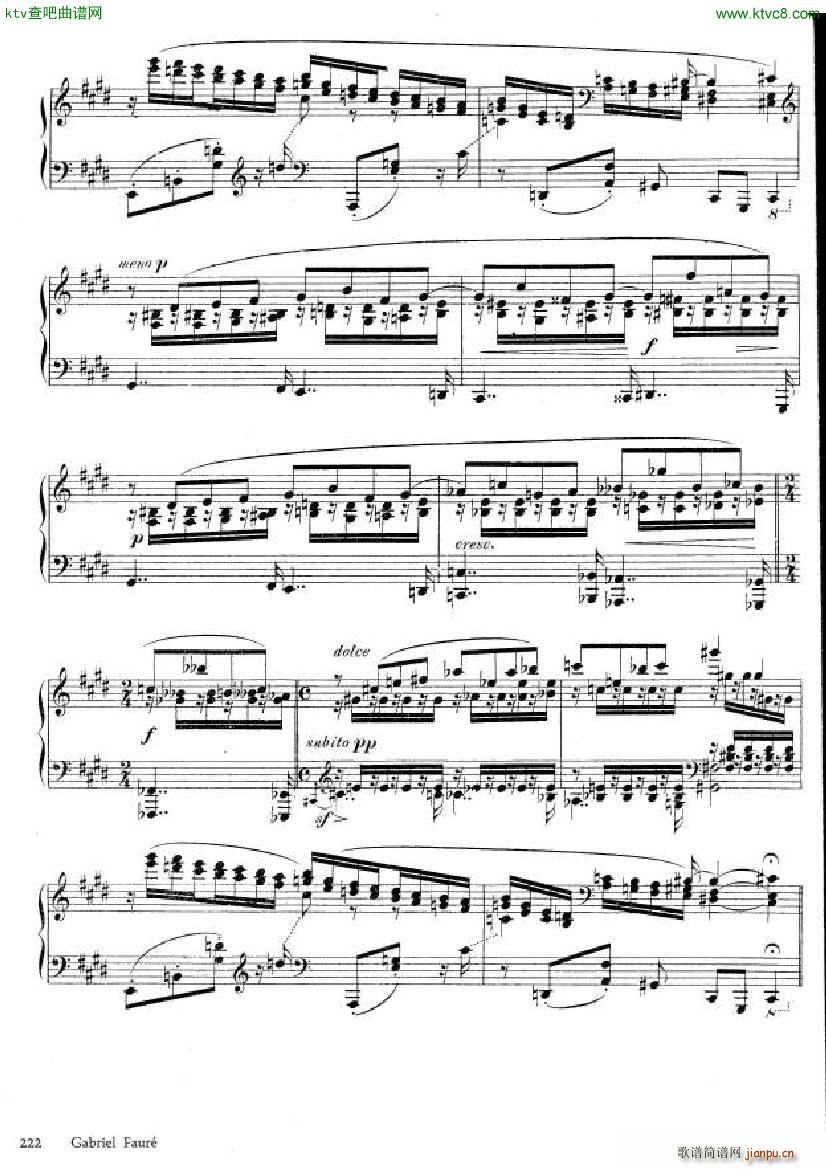 Faur�� Theme et variations opus 73(����V)12