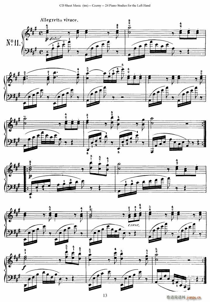 Left Hand Etudes(����V)13