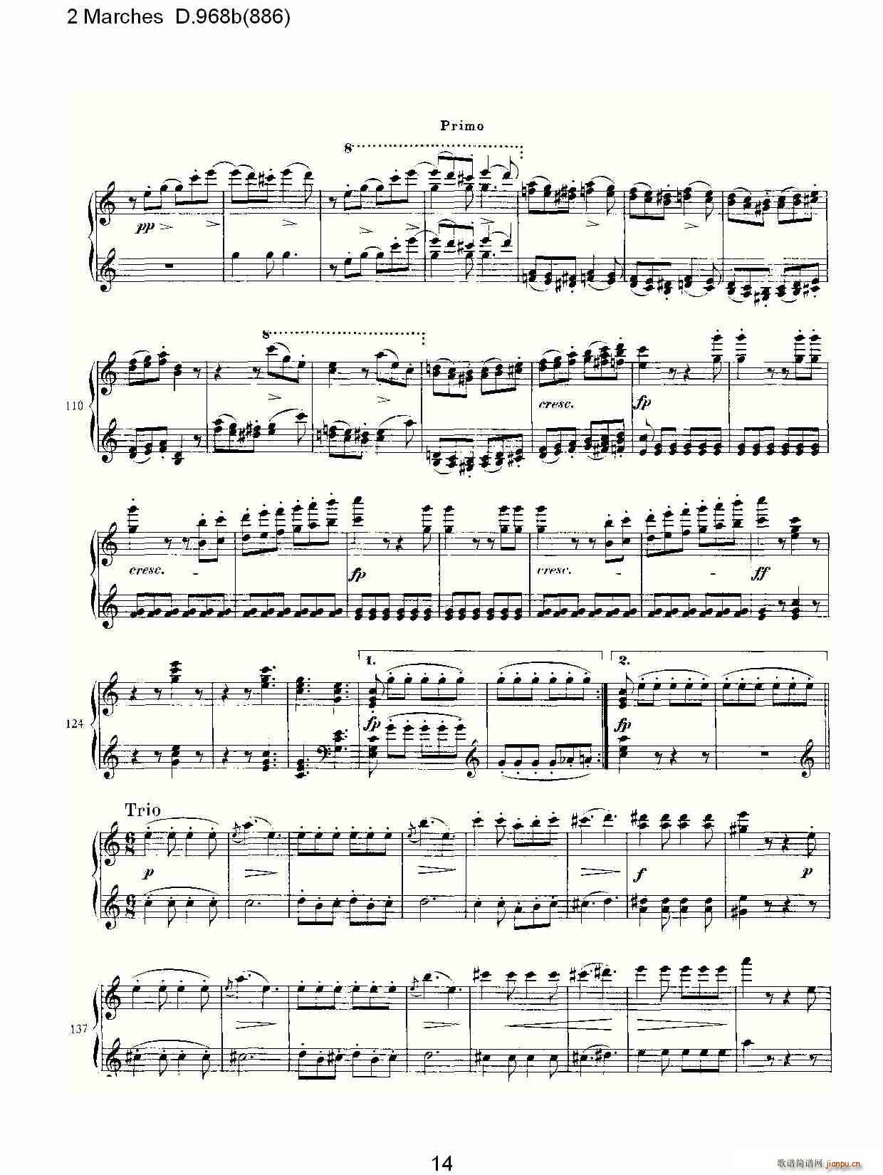 2 Marches D.968b(ʮ�ּ�����)14