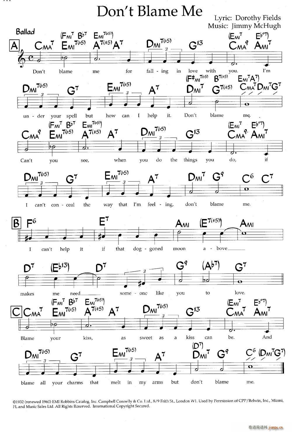 Don t Blame Me ������(ʮ�ּ�����)1