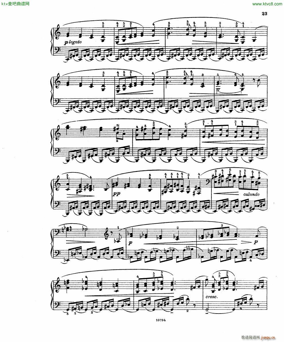 Fuchs Robert Improvisation pour clavier op 11(����V)21