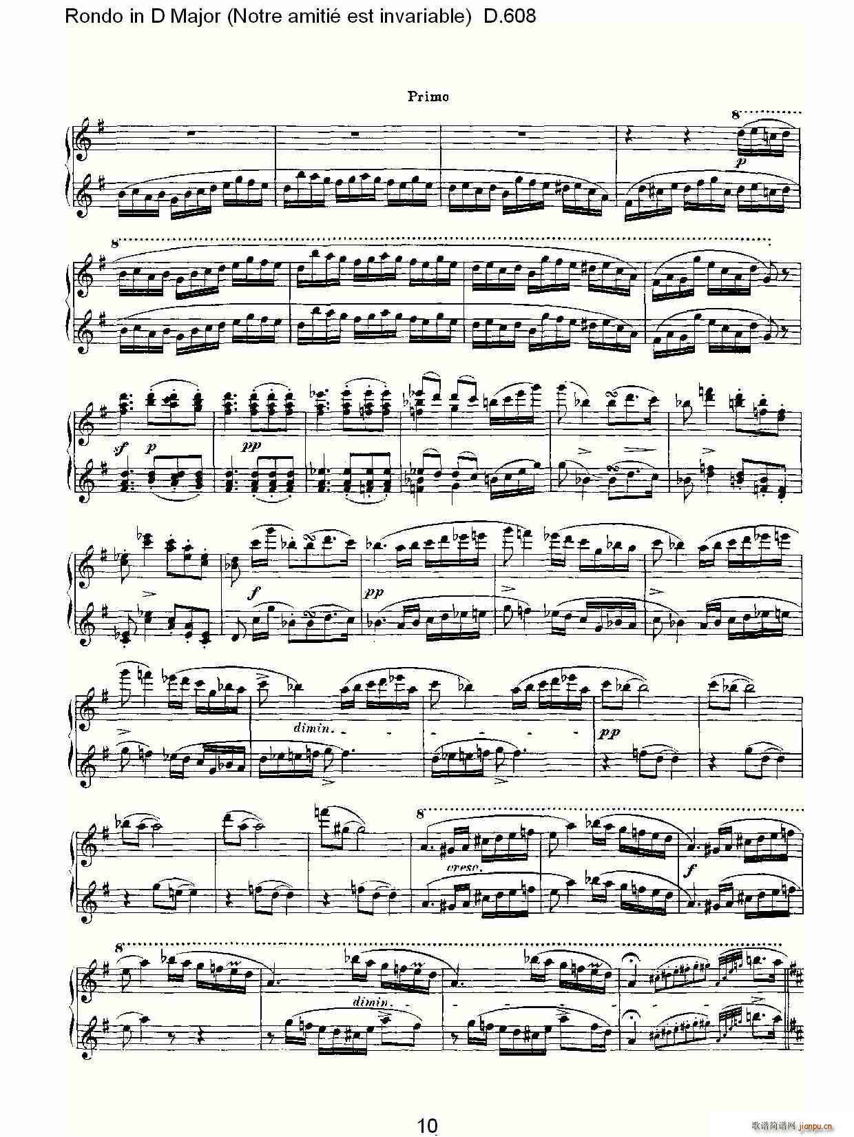 Rondo in D Major(ʮ�ּ�����)10