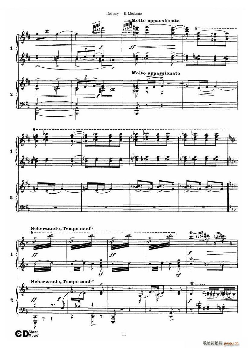 Debussy Printemps II Printemps II(ʮ�ּ�����)11