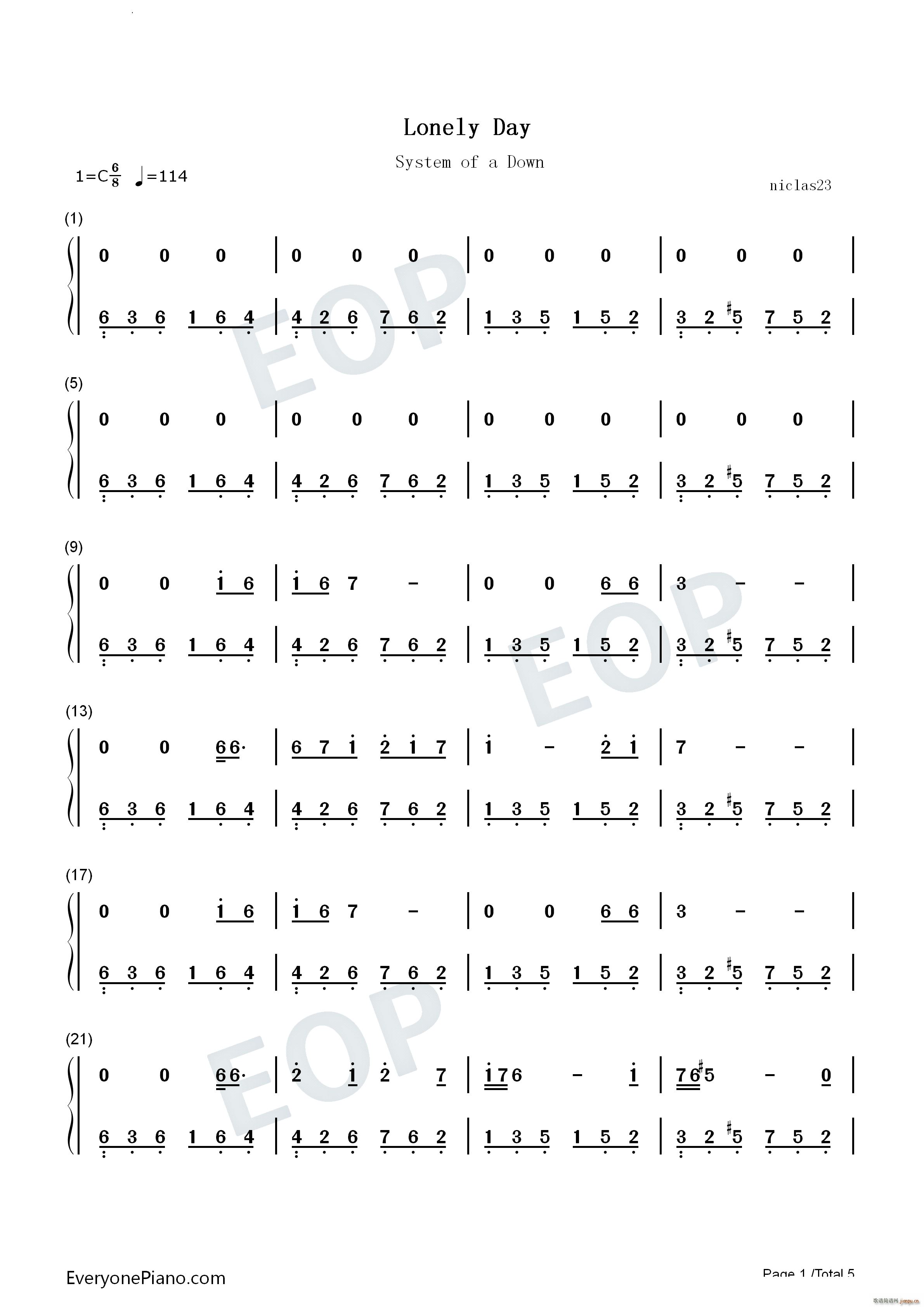 Lonely Day(����V)8