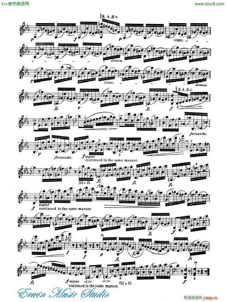�_�� 24�׾�����Pierre Rode 24 Studi Per violino 17 24(ʮ�ּ�����)6