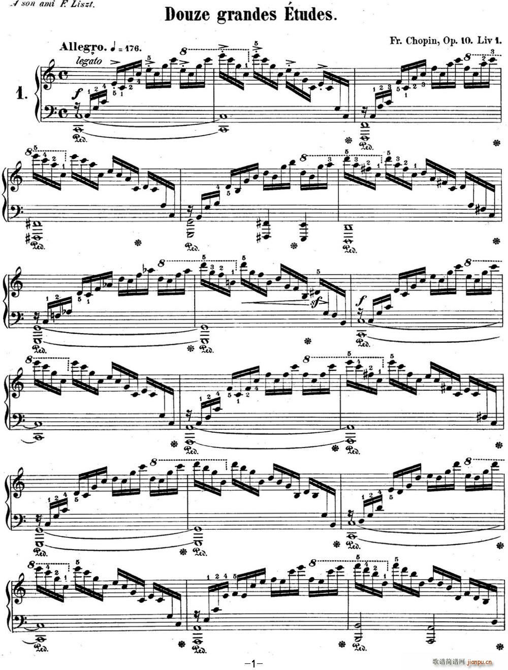 Ф�����1 Op 10 No 1 C���{ C major(����V)1