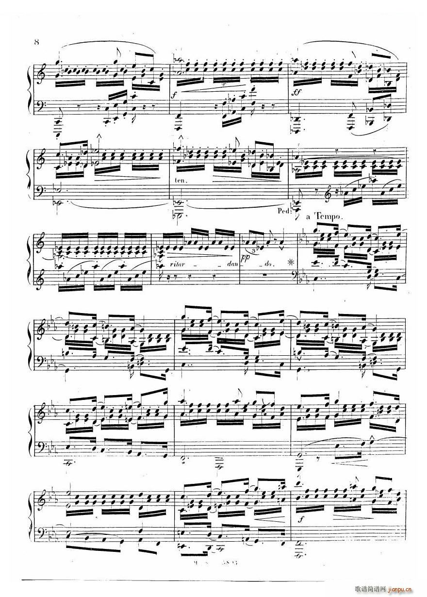 Dreyschock etude Le Tremolo etude Le Tremolo(ʮ�ּ�����)8