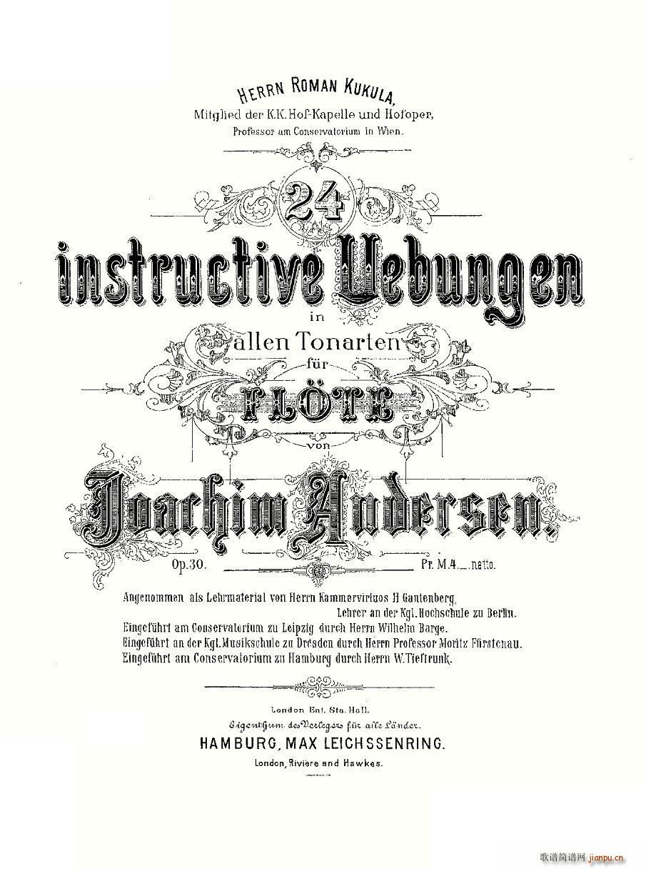 24 instructive Uebungen.Op.30(ʮ�ּ�����)1