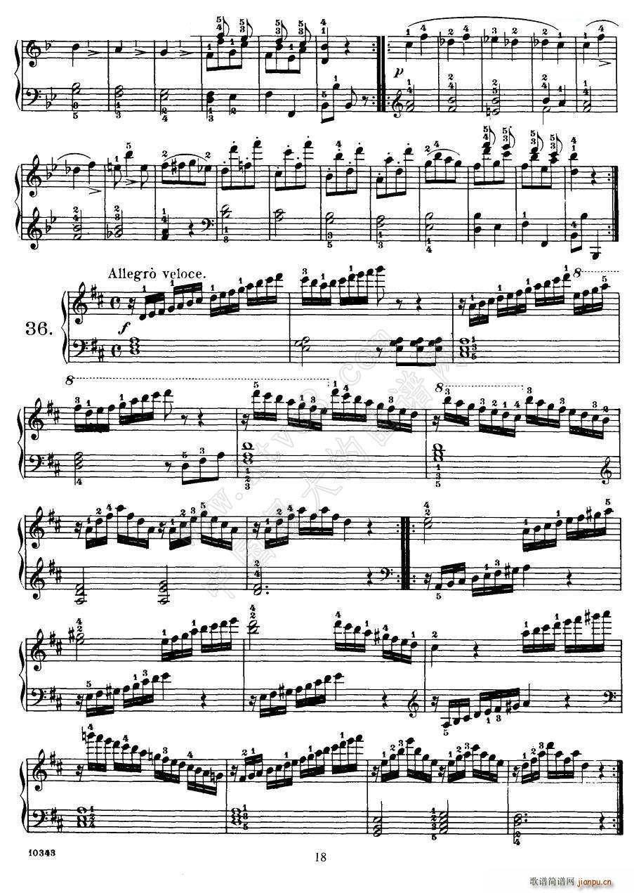 Czerny 100 Progressive Studies Op 139 22 36(����V)8