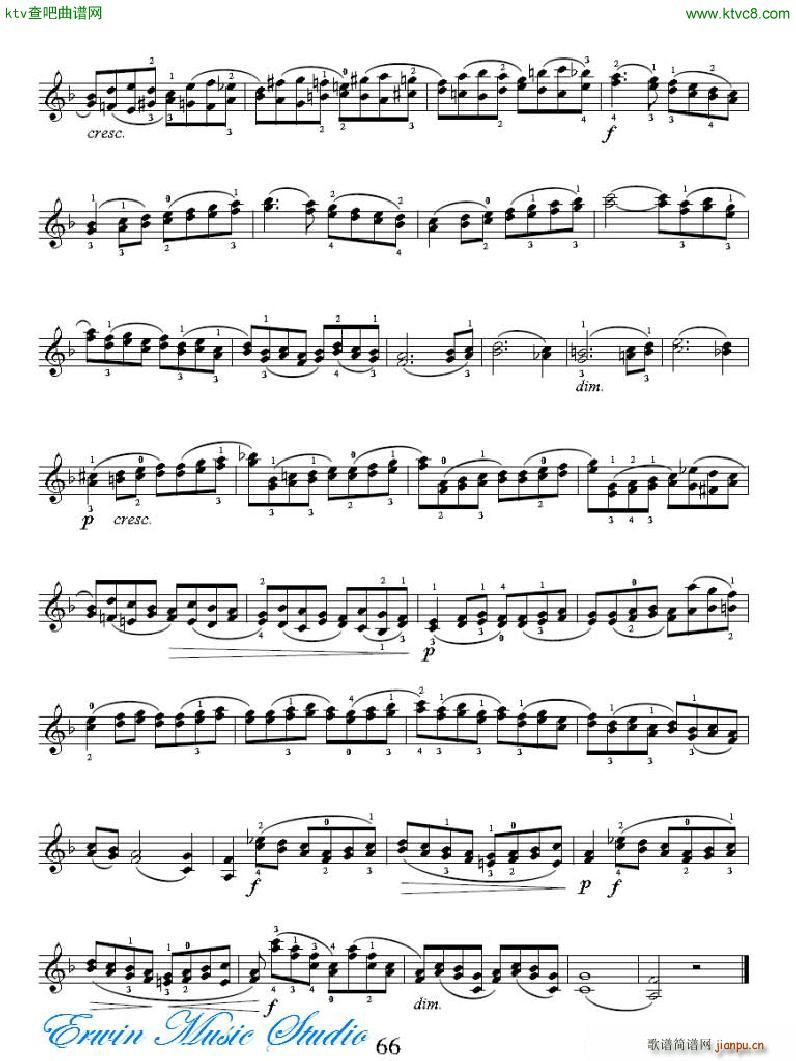 ���R�ɠ� 42�׾�����Rudolphe Kreutzer 42 Studies 29 34(ʮ�ּ�����)11