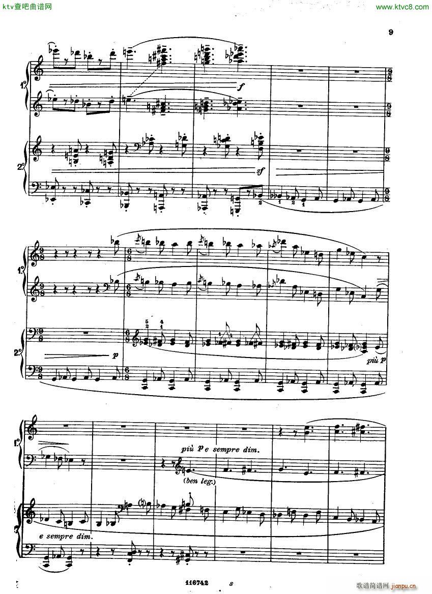 Casella Five Easy Pieces Pupazzetti 4 hands 1915(����V)9