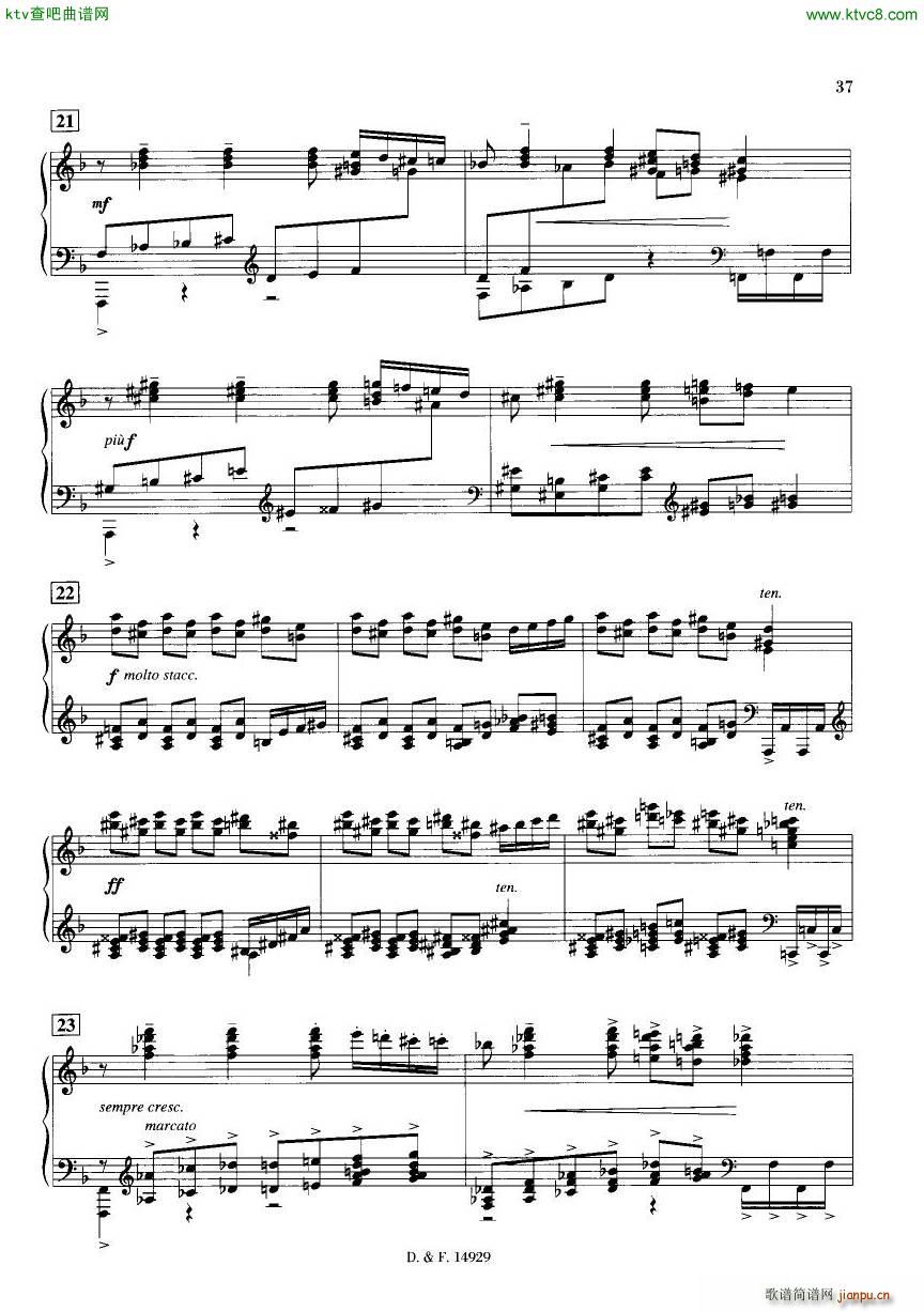 Durufl�� Op 6 Trois Danses(����V)36