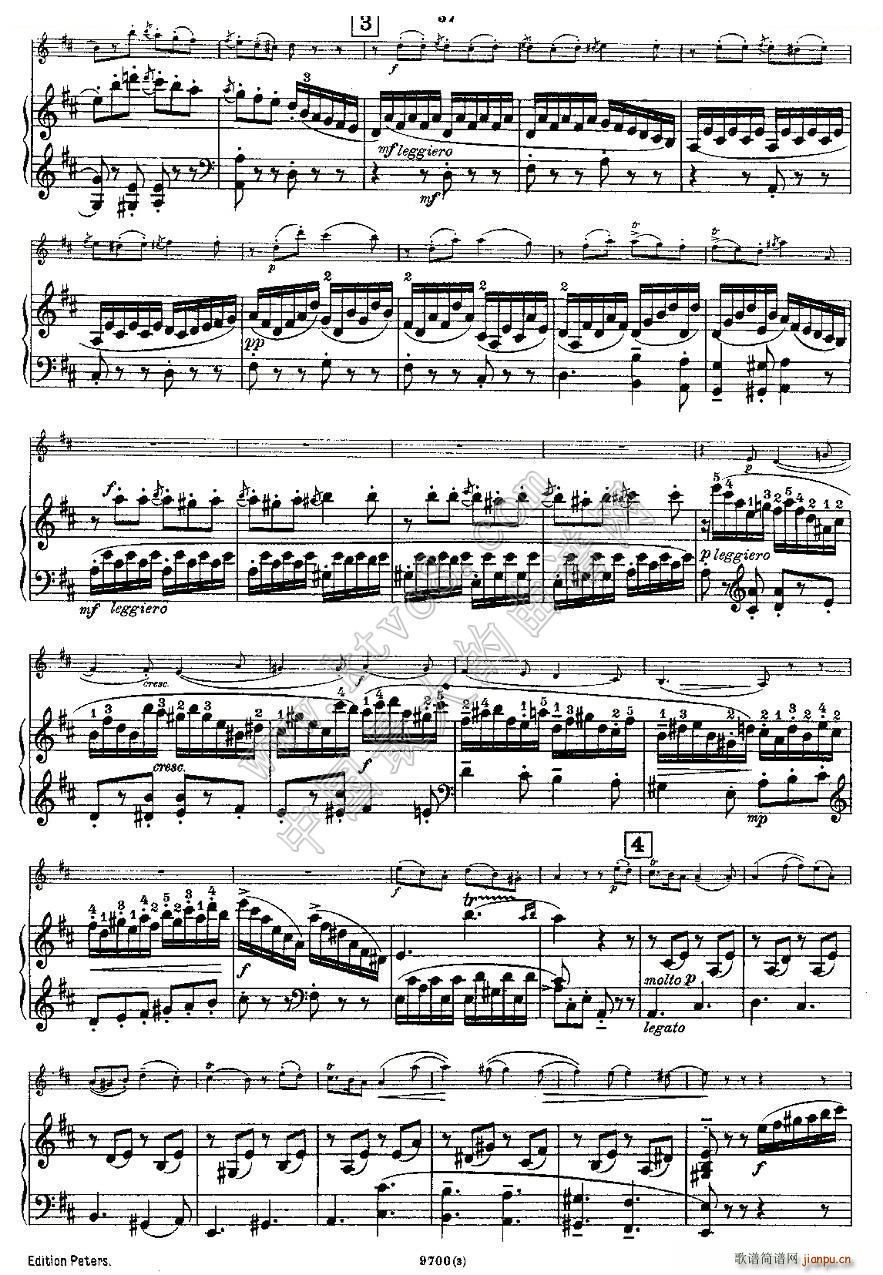 Mozart Violin Sonata No 3 KV 306 ����С�������Q��(С�����V)16