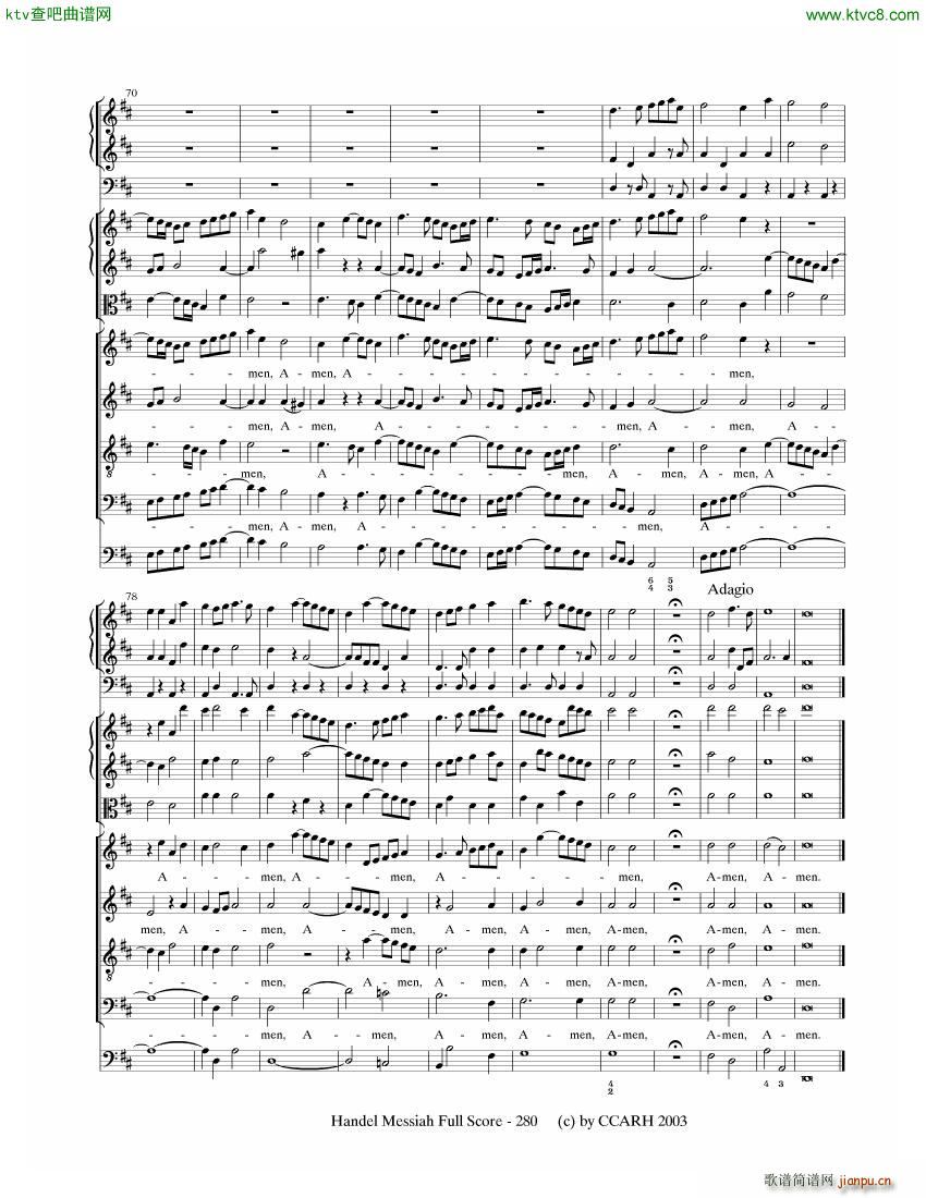 G F Handel Messiah Open Score ��(����V)39