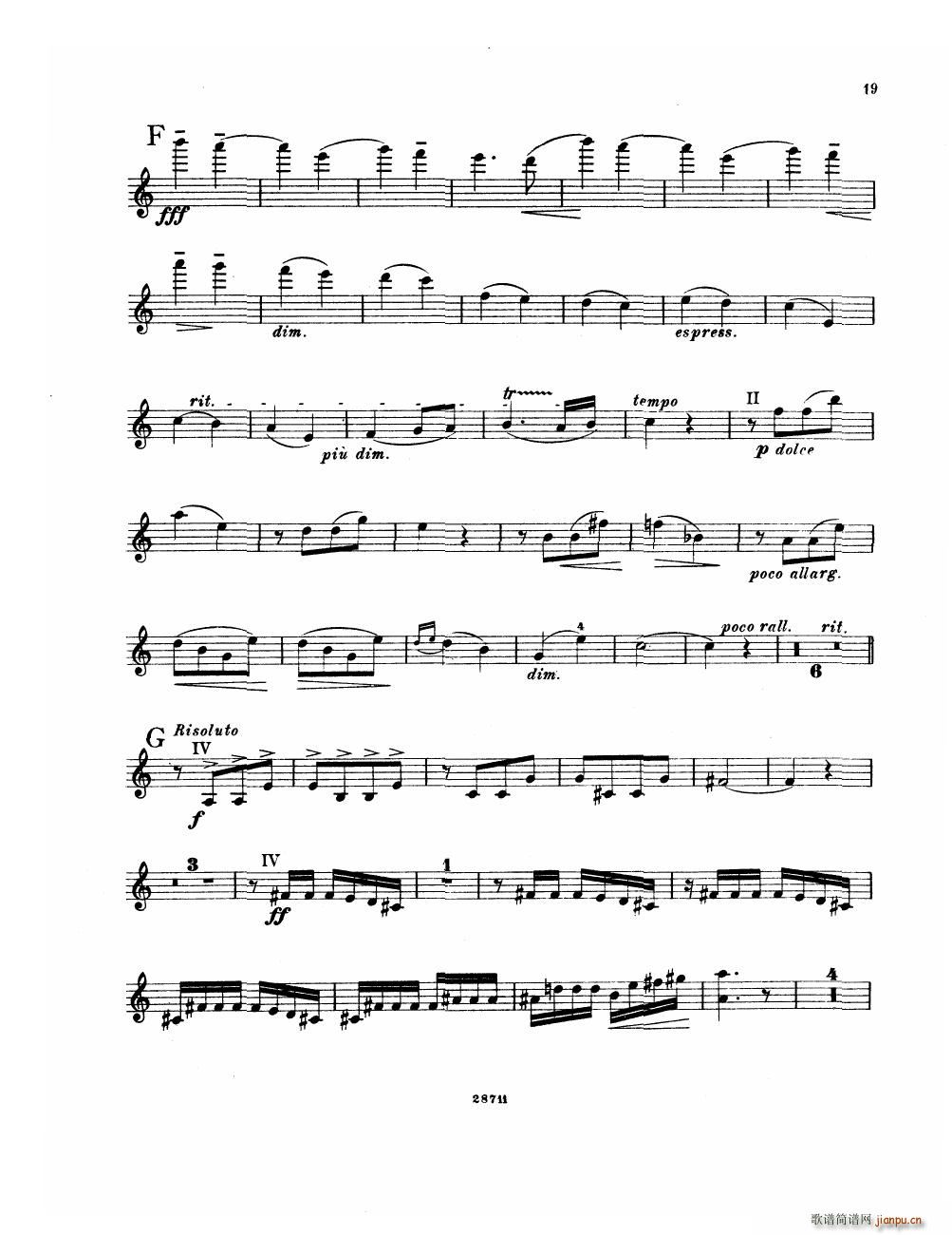 Bowen Suite for violin and piano violin part(����V)19