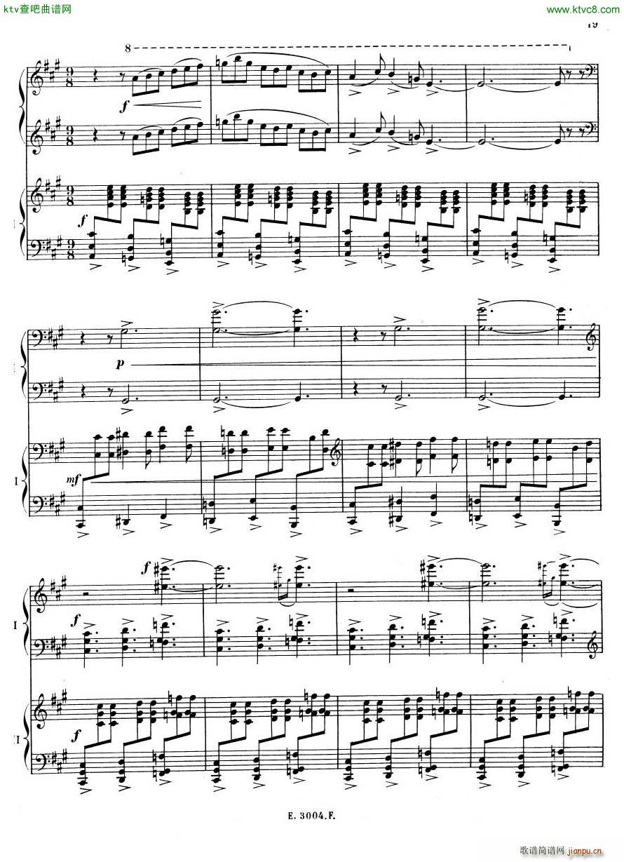 Debussy Ravel 3 Nocturnes 2pno(����V)27