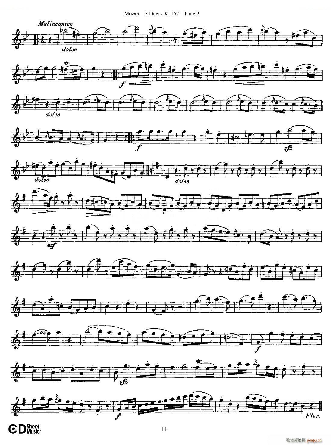 3 Duets K 157 ֮�ڶ��L(ch��ng)�� ���������� K157̖ �~��(�Ѻ��V)14