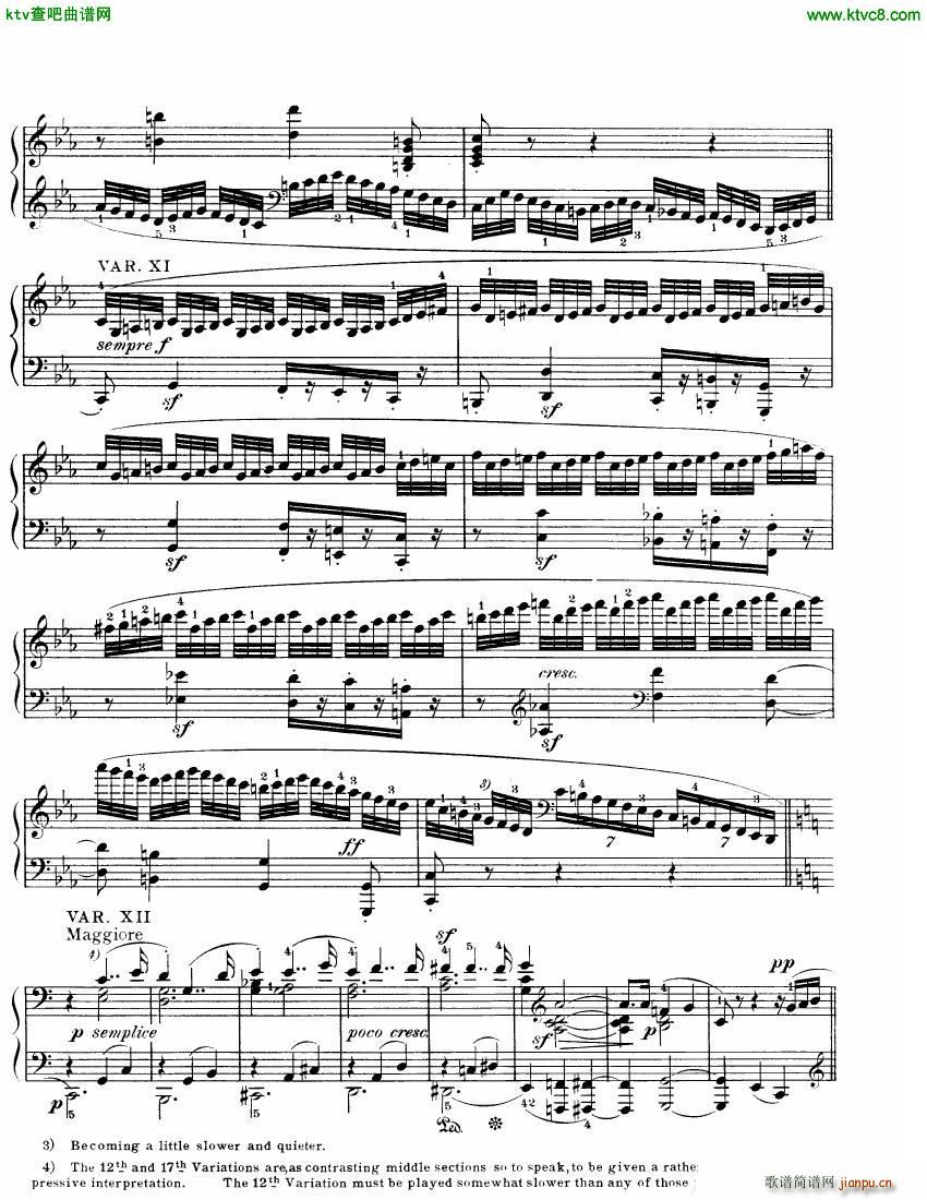 Beethoven WoO 80 32 Variations in C Minor(����V)6