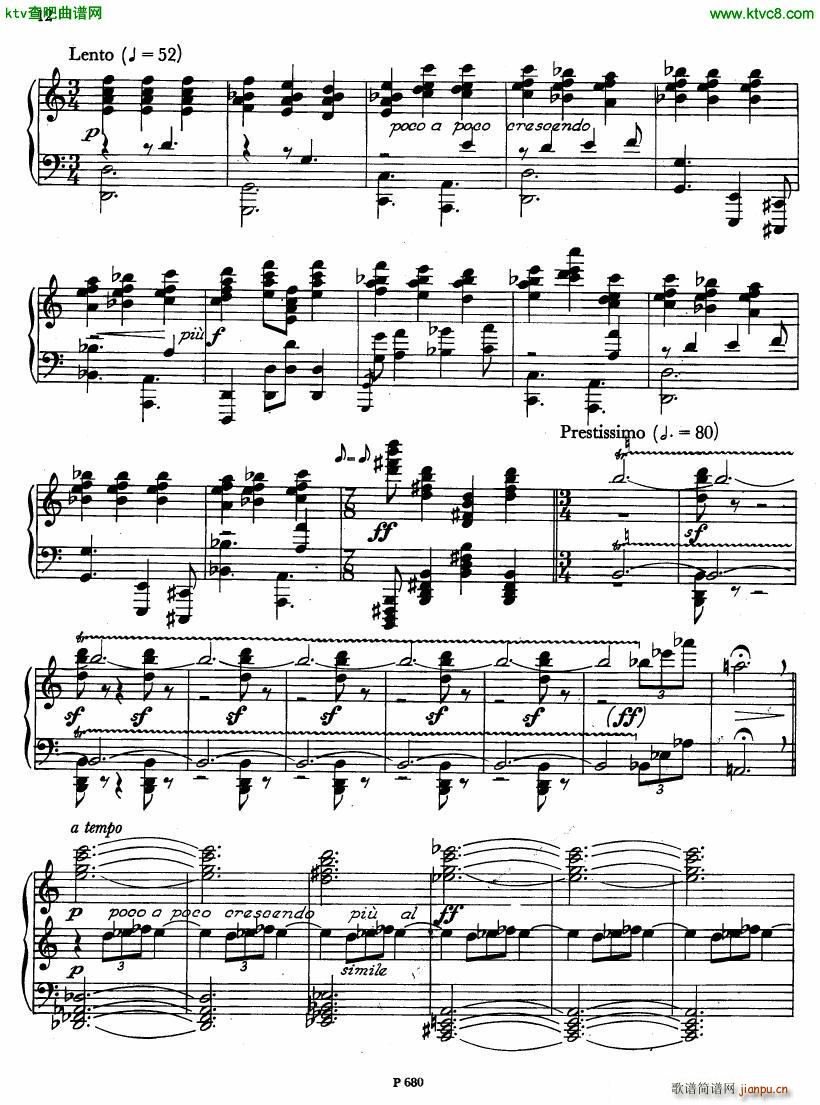 Fiser piano sonata no 3(����V)15