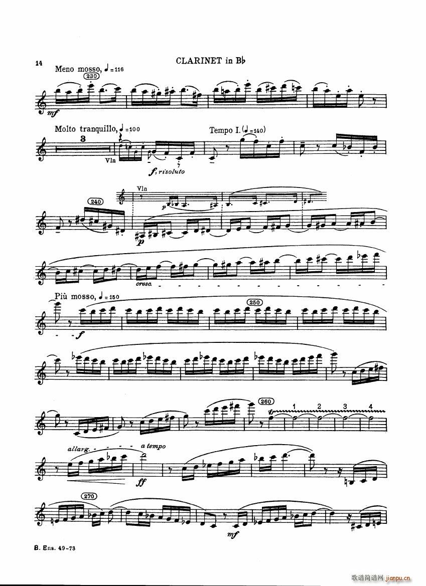 Bartok SZ 111 Contrasts clarinets A and Bb(����V)14