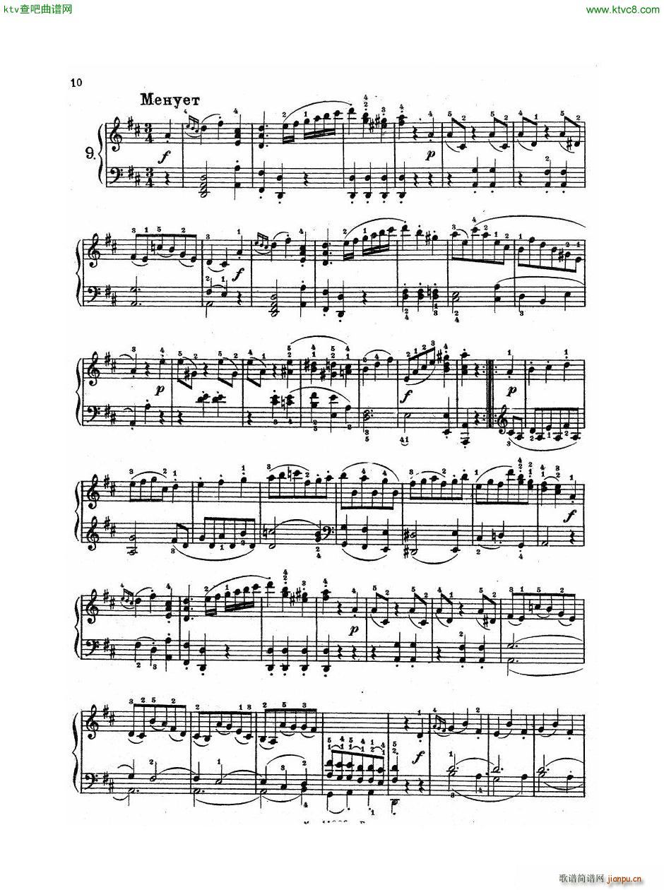 Haydn Twelve Easy Pieces For Piano(����V)11