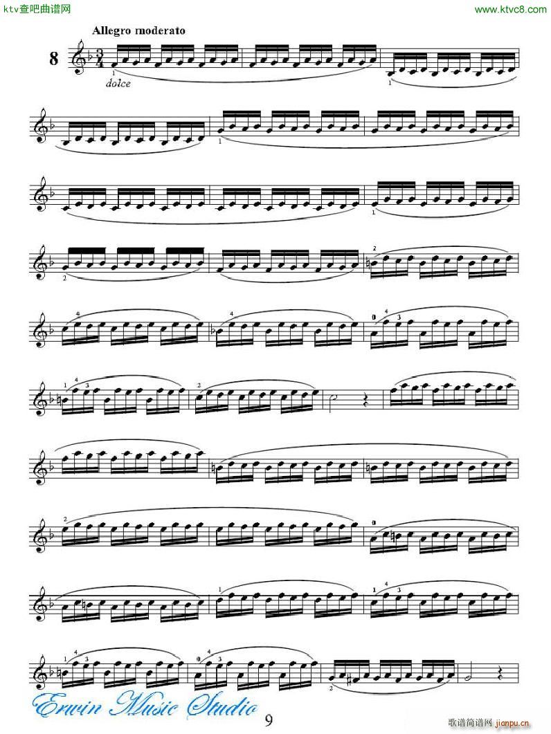 ���R�ɠ� 42�׾�����Rudolphe Kreutzer 42 Studies 01 12(ʮ�ּ�����)9