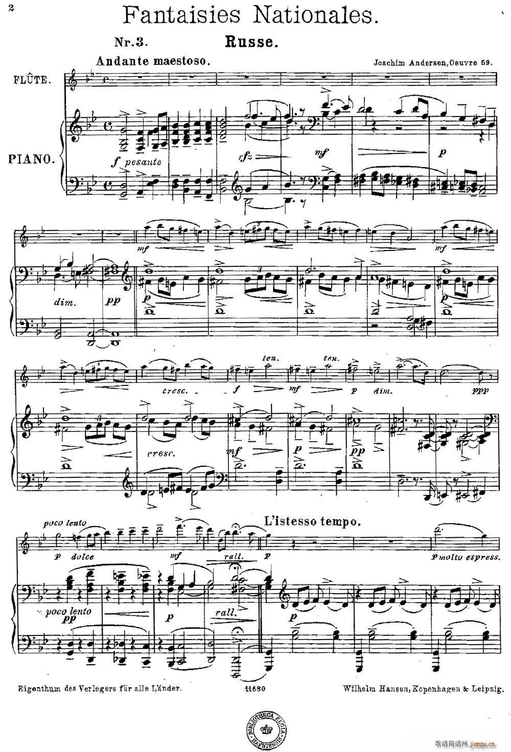 Fantaisies nationales Russe Op 59 No 3 �L(ch��ng)�� ��ٰ���(����V)1