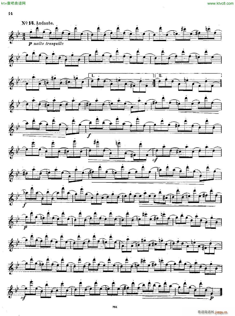 Andersen op 41 18 kleine Studien fl solo(����V)14