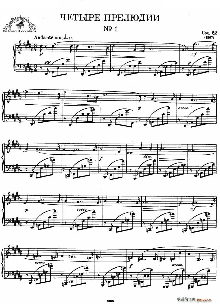 Beach Op 22 4 Preludes Op 22 4 Preludes(ʮ�ּ�����)1