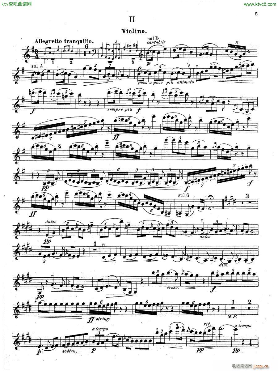 Grieg Violin Sonata 2 G dur op 13(����V)20