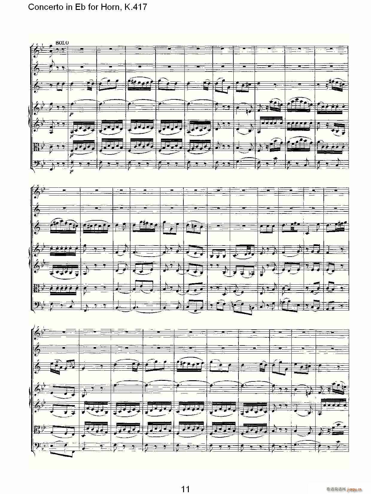 Concerto in Eb for Horn, K.417(ʮ�ּ�����)11