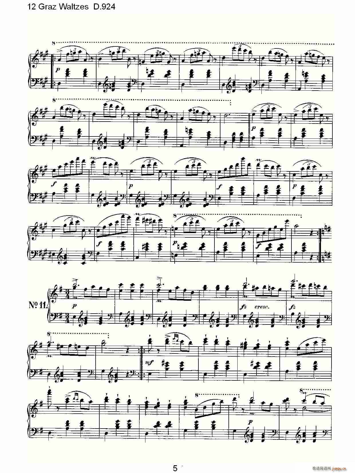 12 Graz Waltzes D.924(ʮ�ּ�����)5