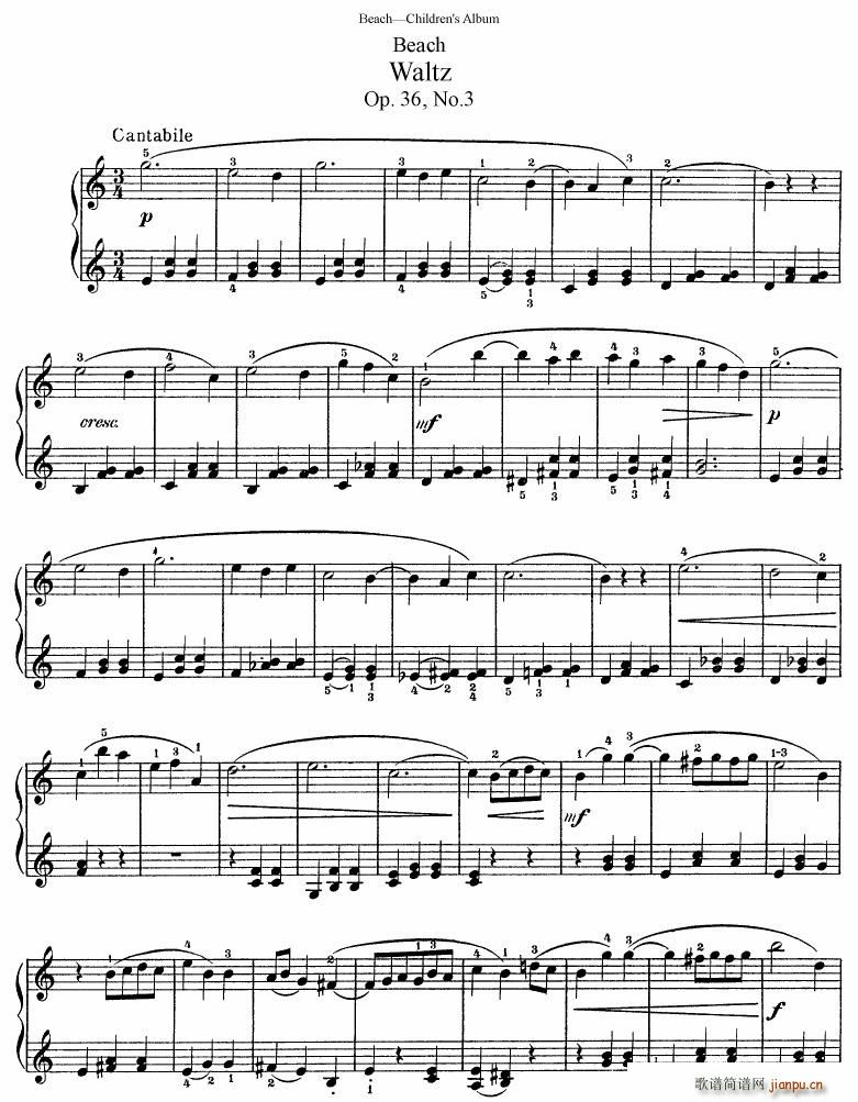 Beach Op 36 Children s Album(����V)5