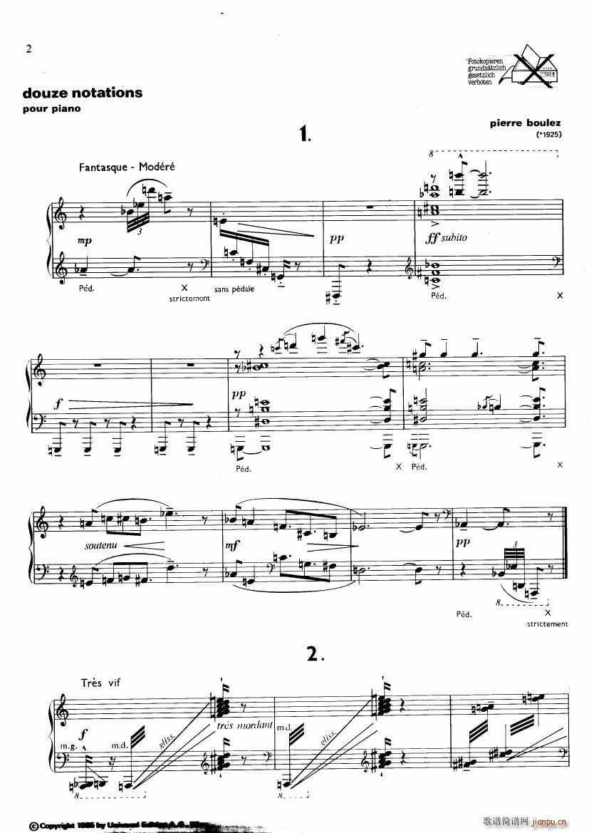 Boulez Douze Notation(����V)1