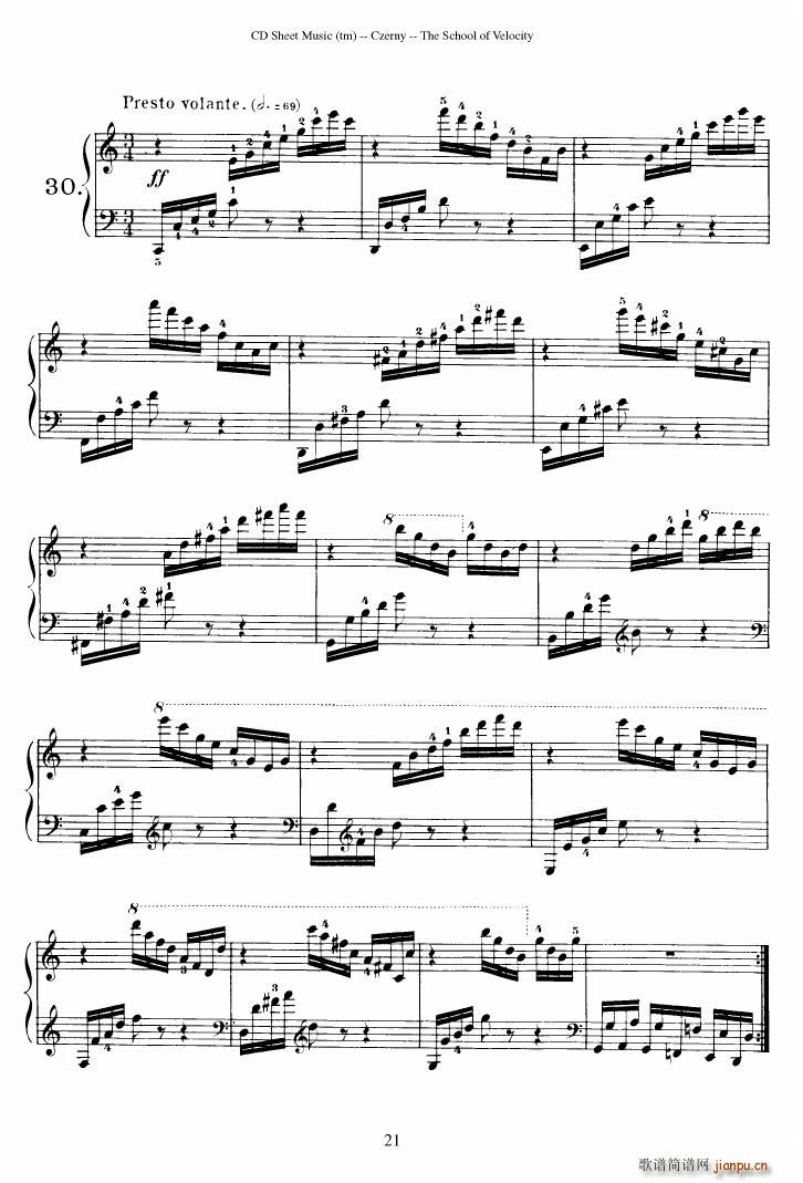 Czerny op 299 Schule der Gel ufigkeit 2(����V)21