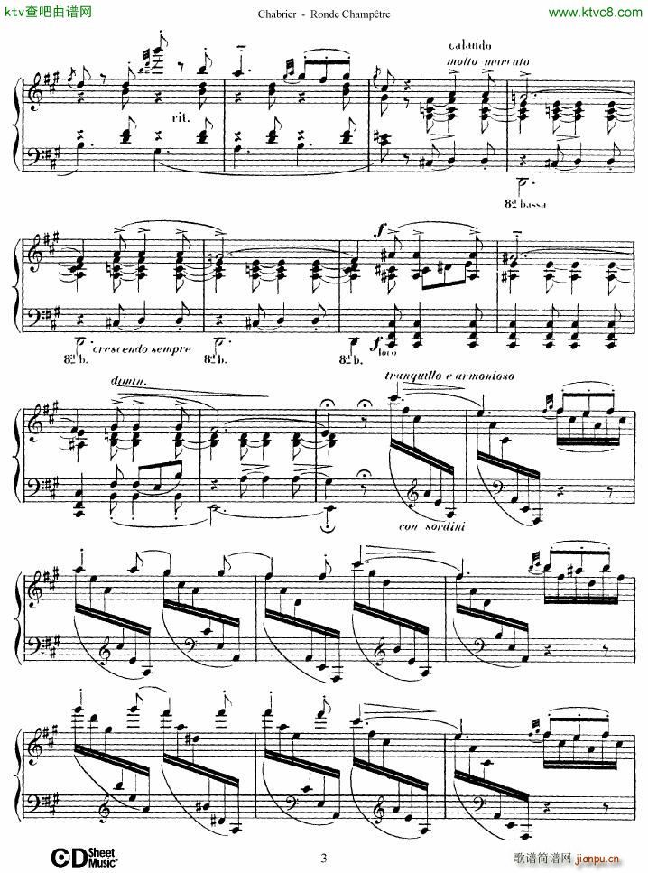 Chabrier Ronde Champ��tre(����V)3