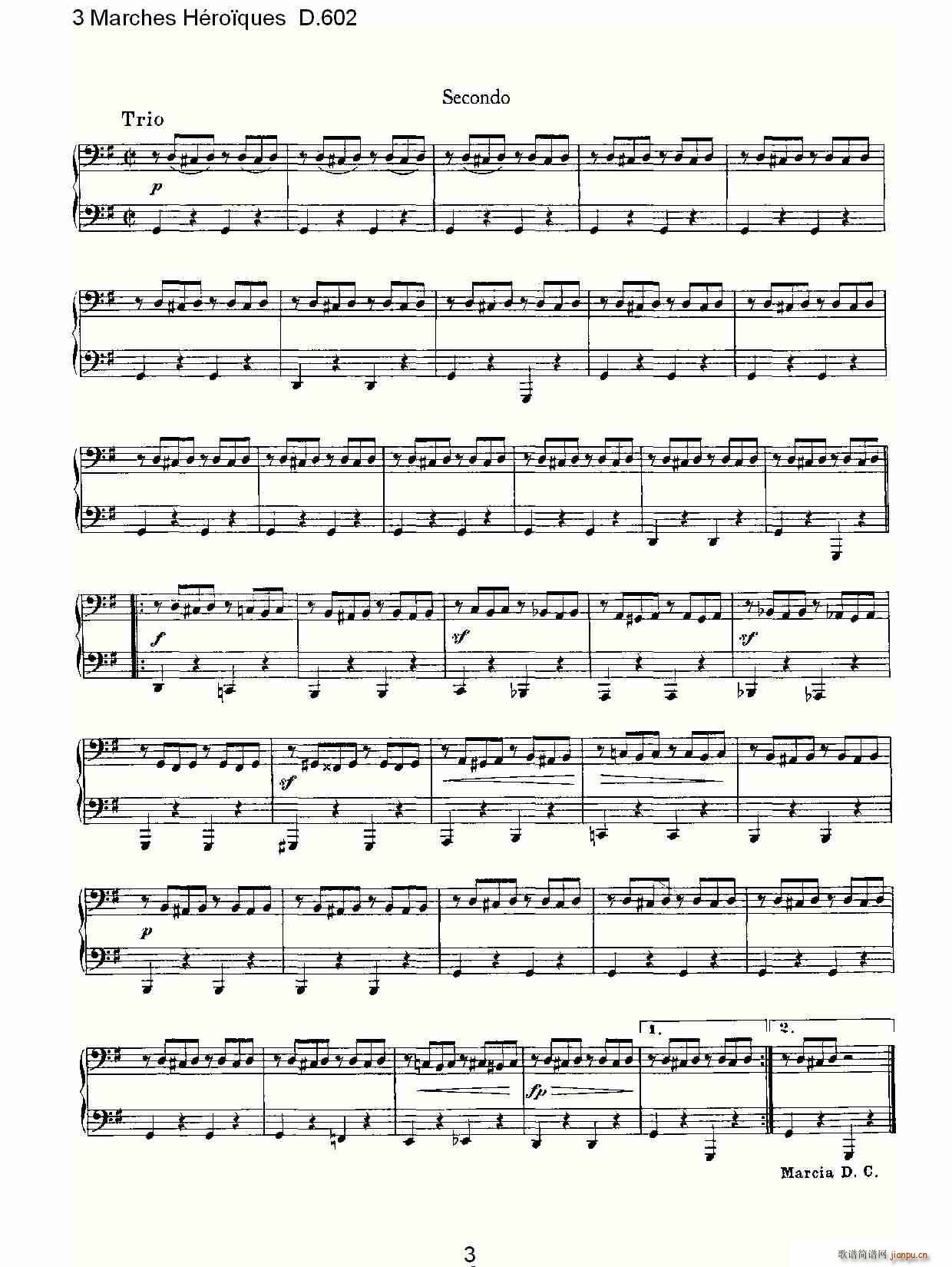 3 Marches H��ro?ques D.602(ʮ�ּ�����)3