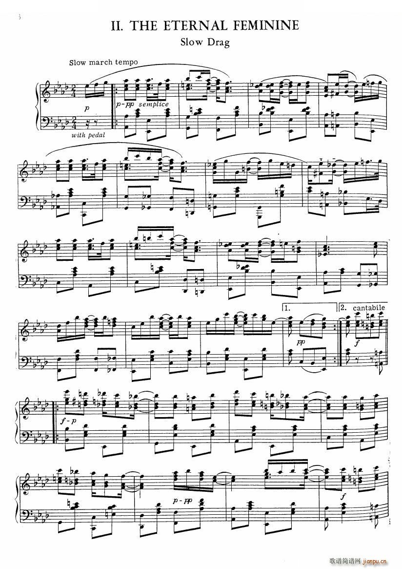 Garden of Eden 4 Rags for Piano(����V)7