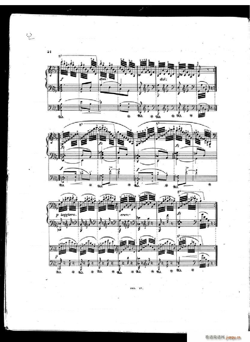 Czerny Etudes de la velocite book II(����V)22