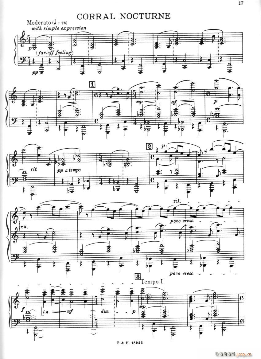Copland Rodeo Corral Nocturne(����V)1