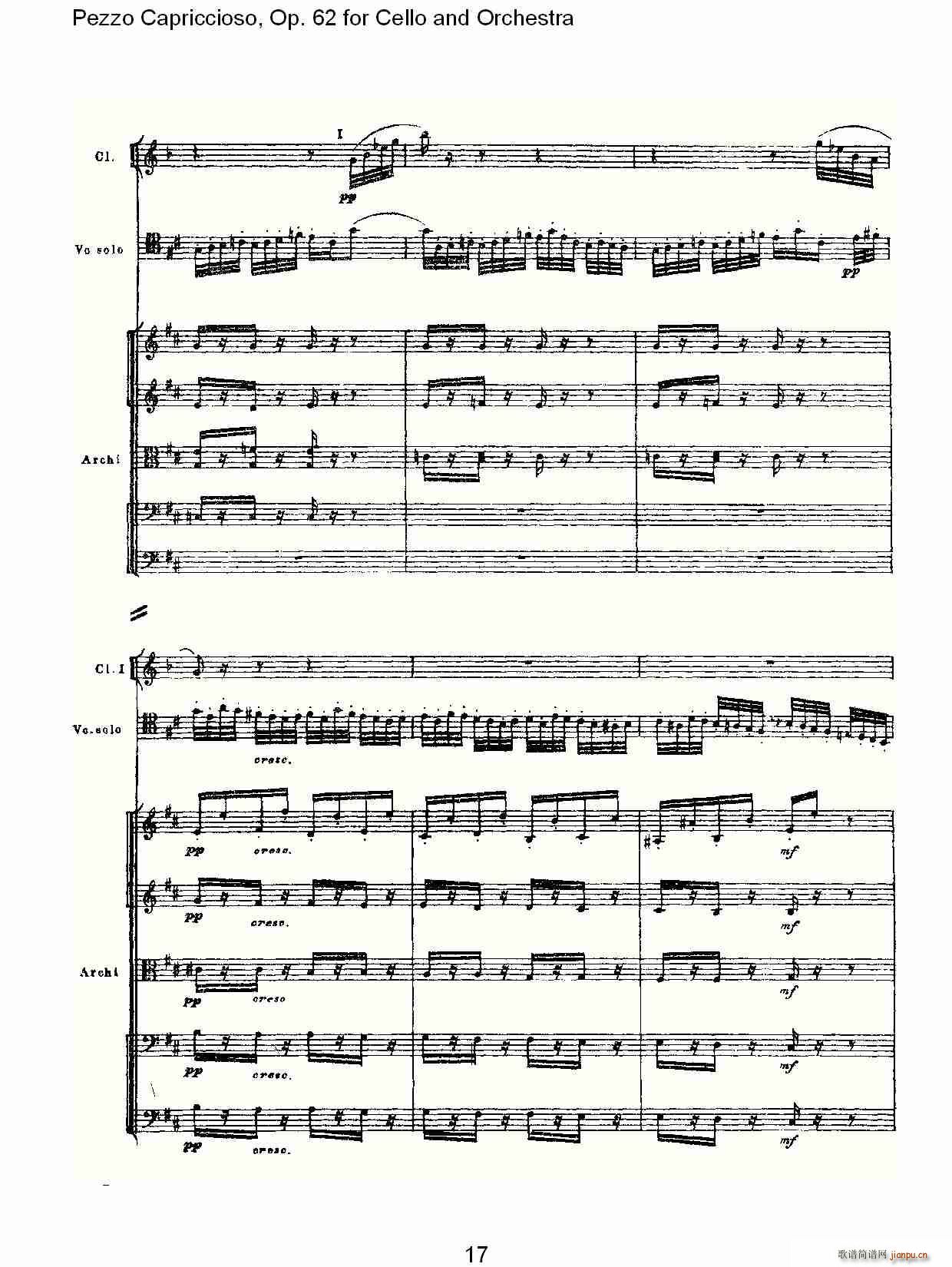 Pezzo Capriccioso, Op.62(�������V)17