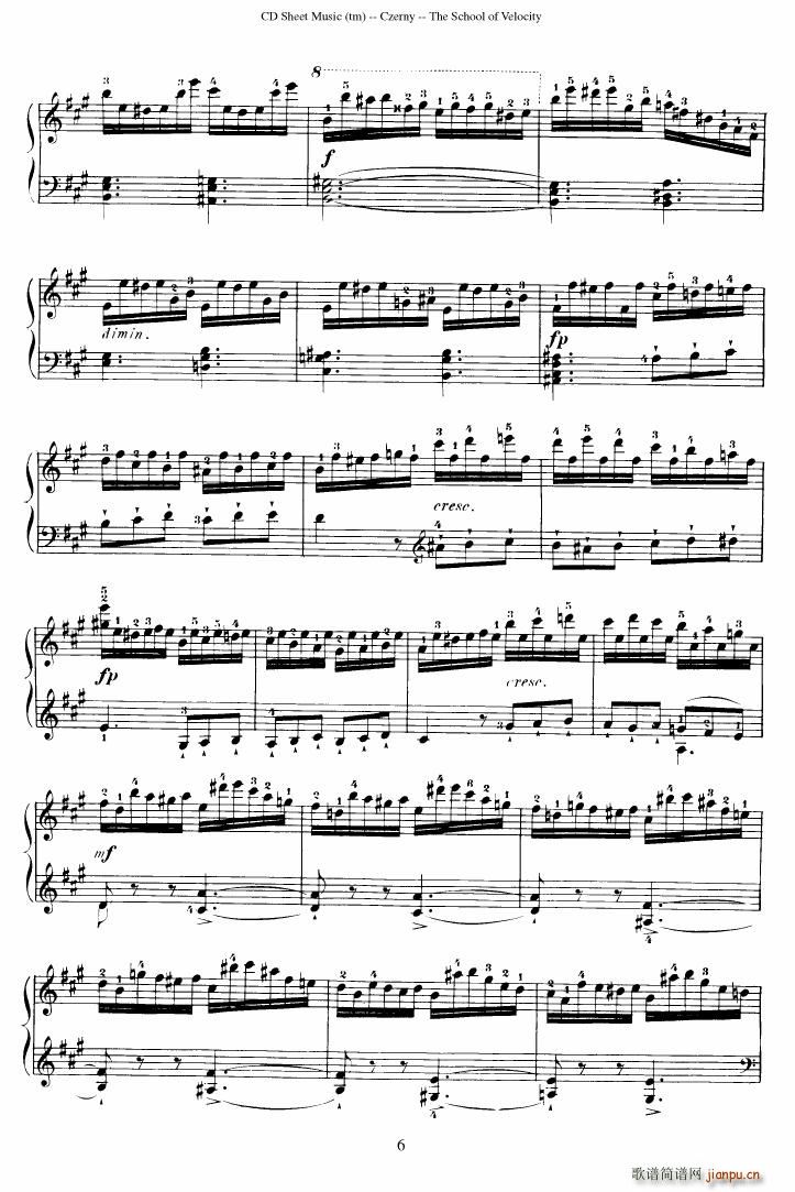 Czerny op 299 Schule der Gel ufigkeit 2(����V)6