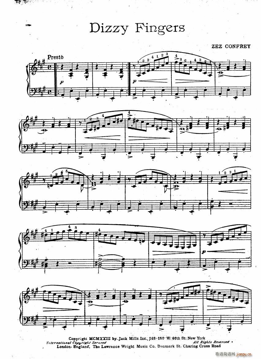 Confrey Dizzy Fingers(����V)1