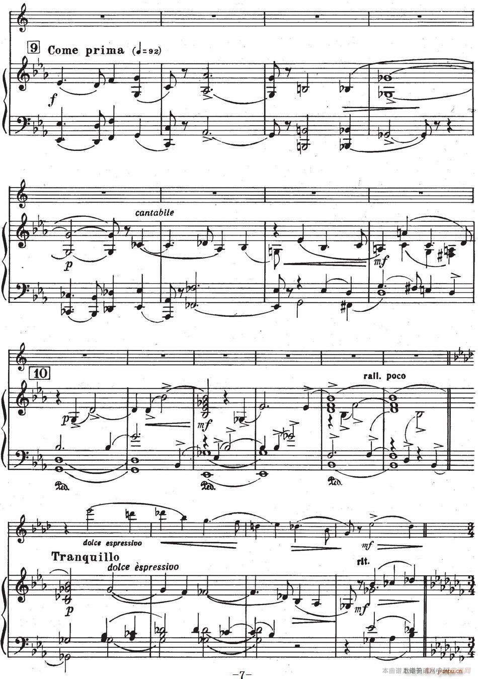 Glazunov Op 109 �����M�Z��f(xi��)����Op 109 �_��˹ ��ٰ���(����V)7