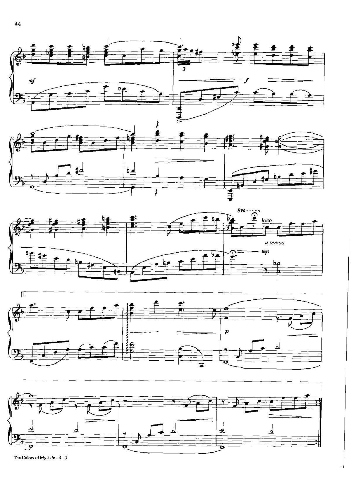 the colors of my life Dan Coates �������{ ��(����V)3