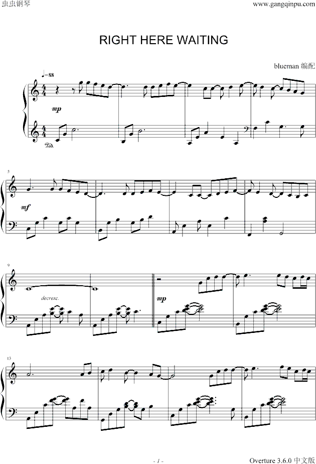 Right Here Waiting(����V)1