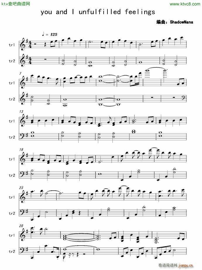 you and I unfulfilled feelings(����V)1