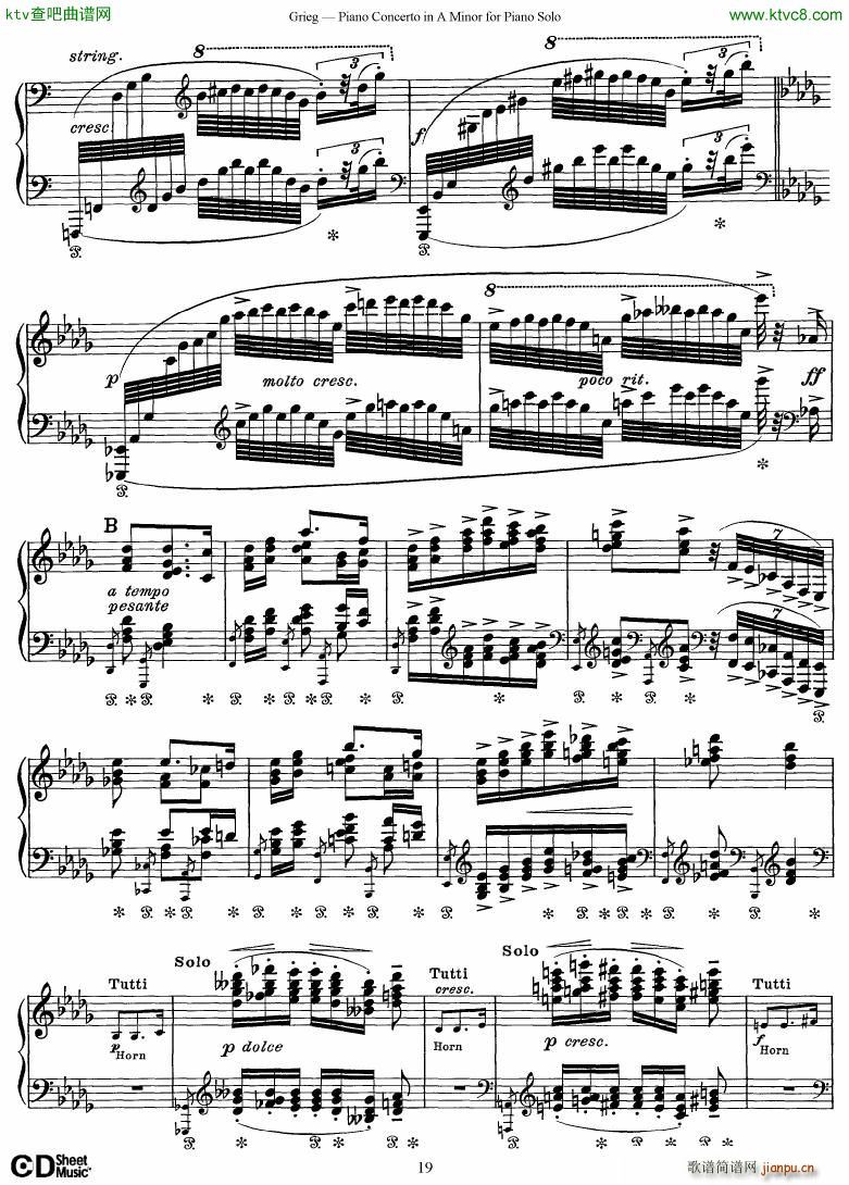 Grieg Piano Concerto solo arr 2 byGrieg(����V)19