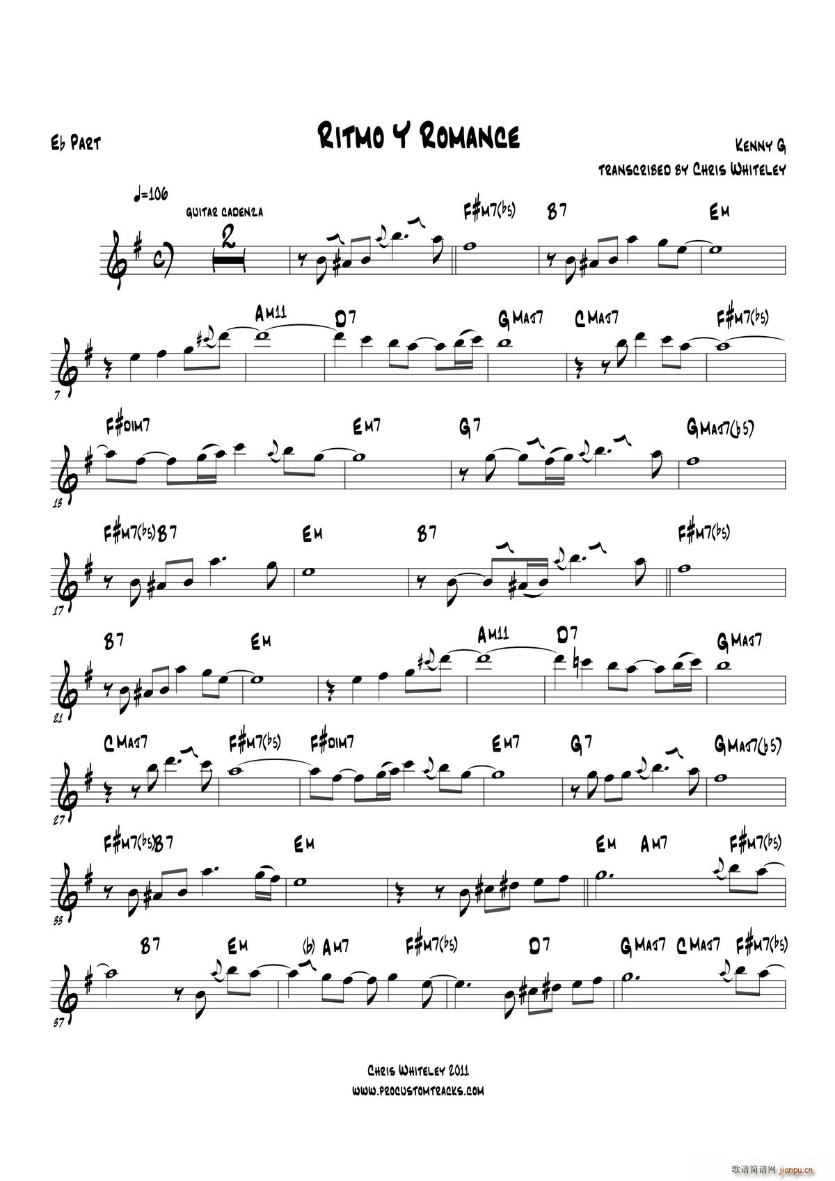 Ritmo Y Romanc Eb Part(ʮ�ּ�����)1